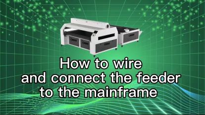 How to wire and connect the feeder to the mainframe