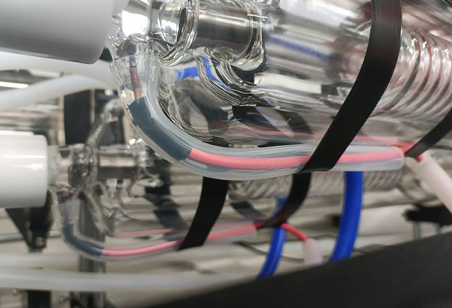 SEALED CO2 GLASS TUBE of Double Head Laser Cutting Machine - KASU Laser