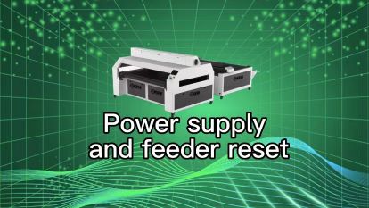Power supply, feeder reset