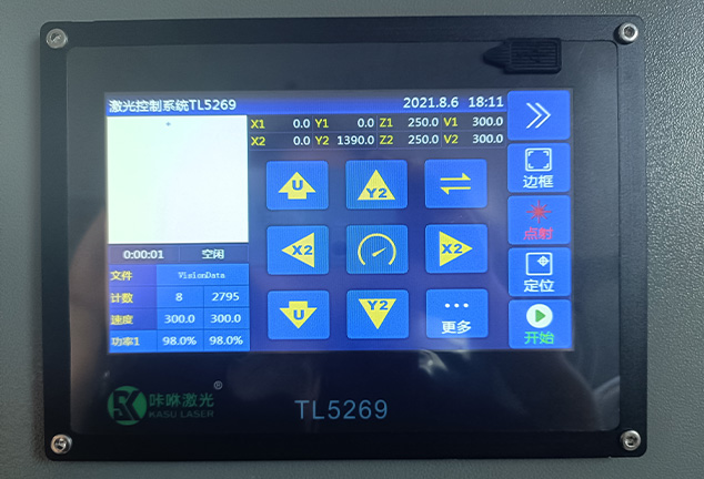 Special Touch Screen Operation Panel