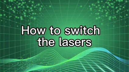 How to switch the lasers