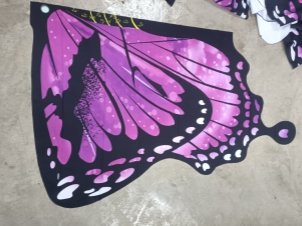 Laser Cut Printed Butterfly