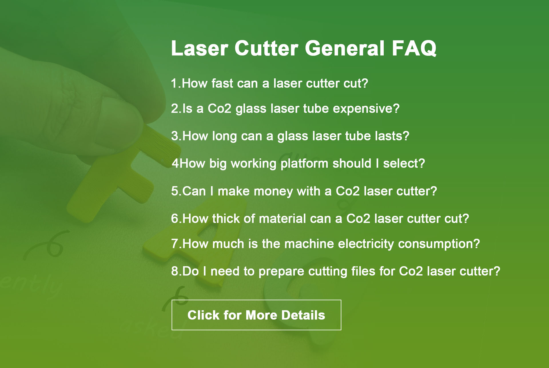 laser cutter general faq