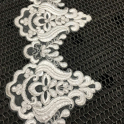 Trim Embroidery Cutting Sample 3- KASU Laser